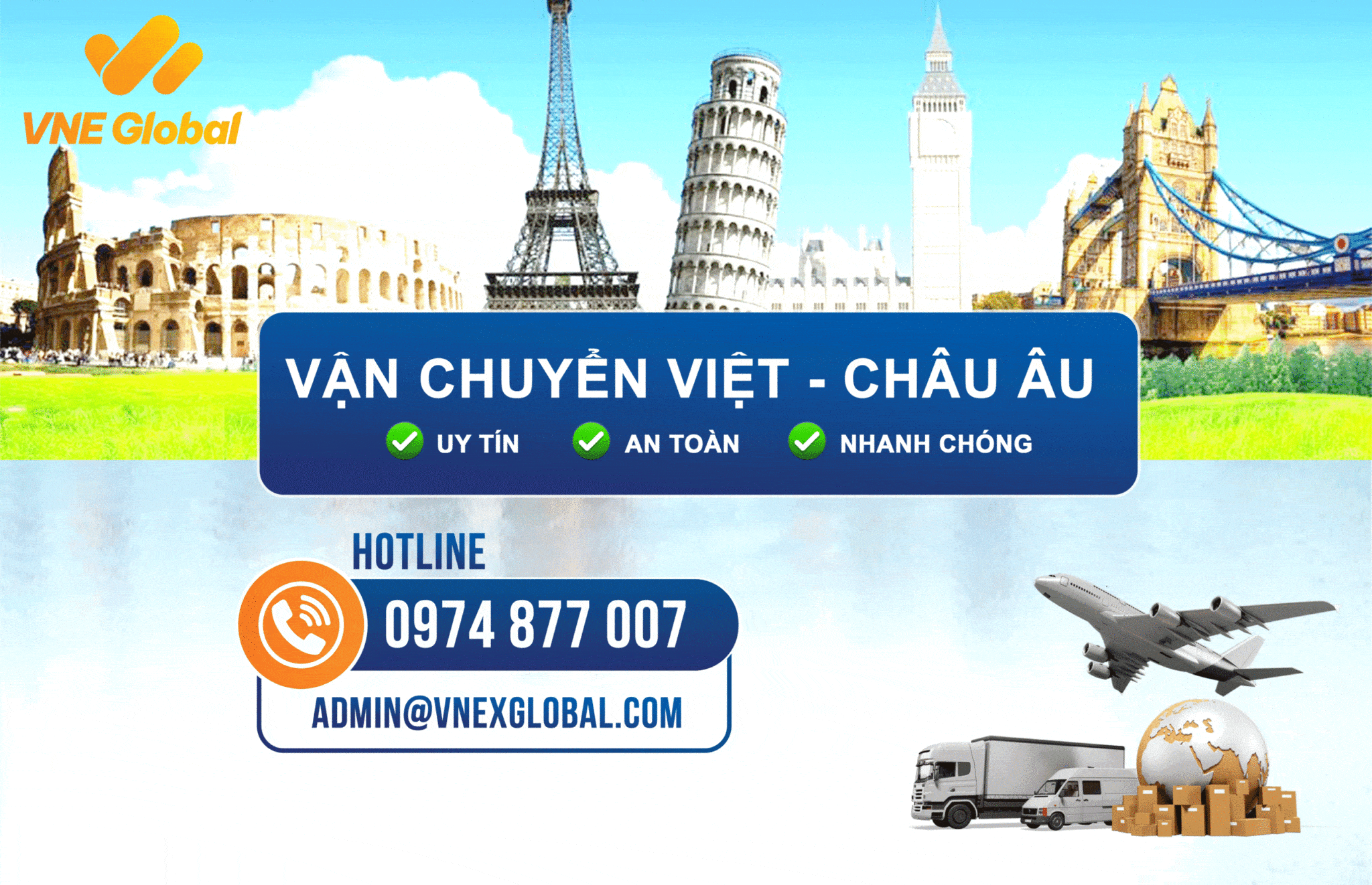 Vận chuyển Việt – Châu Âu